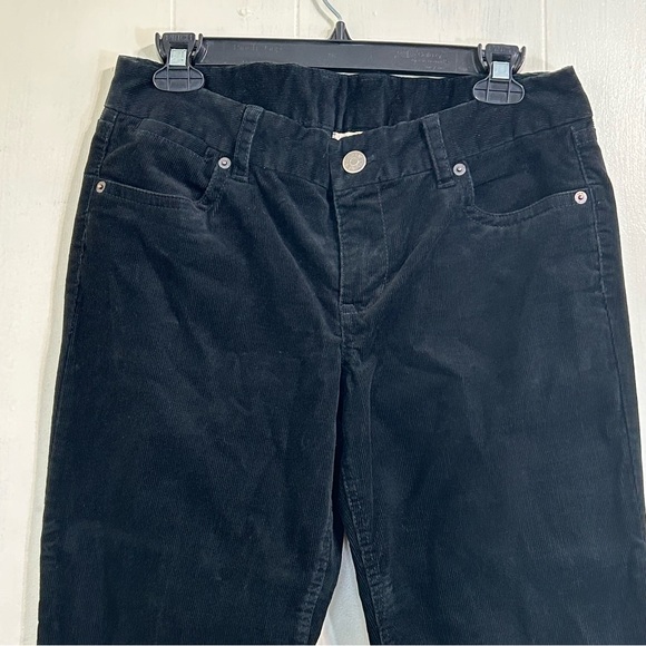 J.Crew J.Crew Black Corduroy Mid-Rise Favorite Fit Pants Size 6. - Picture 3 of 8